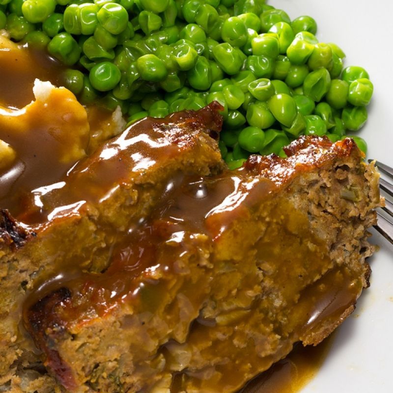 This delicious meatloaf with gravy recipe is easy to prepare and the gravy adds an additional juicy flavor to the meal.  Great with mashed potatoes and peas. -   20 juicy meatloaf recipes
 ideas