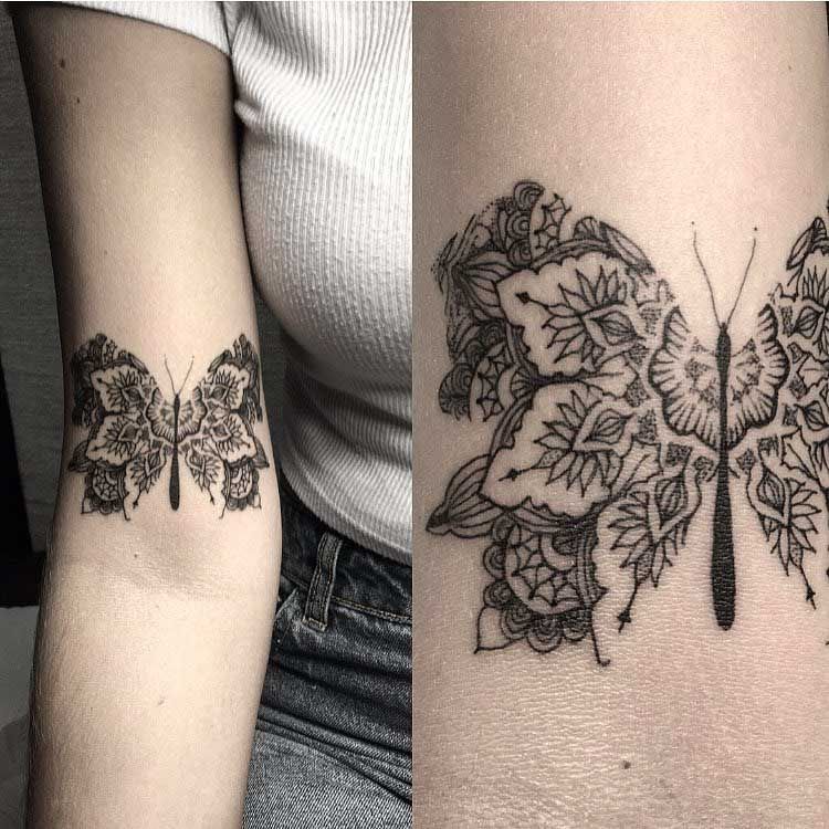 Butterfly Mandala Tattoo -   20 mandala butterfly tattoo
 ideas