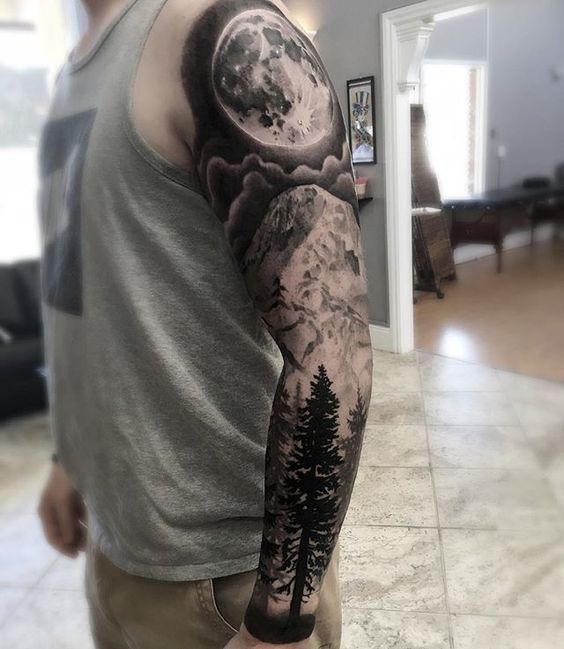 Instagram photo by _aaroncarey -   20 mens tattoo nature
 ideas