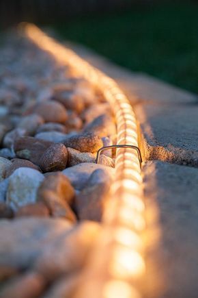 3 Borderline Genius Ways to Use Rope Light In Your Backyard -   20 outdoor diy patio
 ideas