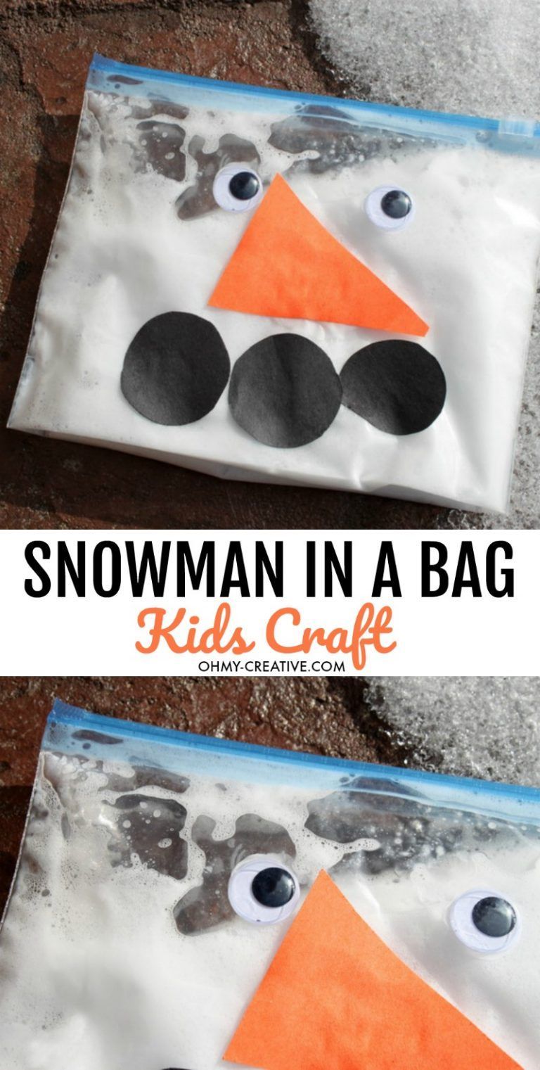 20 snowman crafts footprint
 ideas