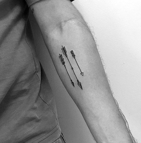 21 forearm tattoo arrow
 ideas