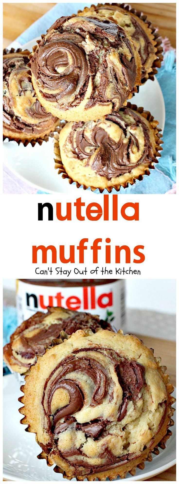 Nutella Muffins -   21 nutella breakfast recipes
 ideas