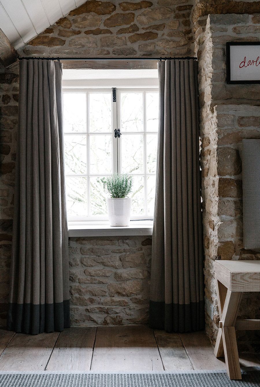 Cottage | Window | Stone | Rustic | Decor |Daylesford & The Wild Rabbit on Cereal Magazine -   21 rustic decor curtains
 ideas