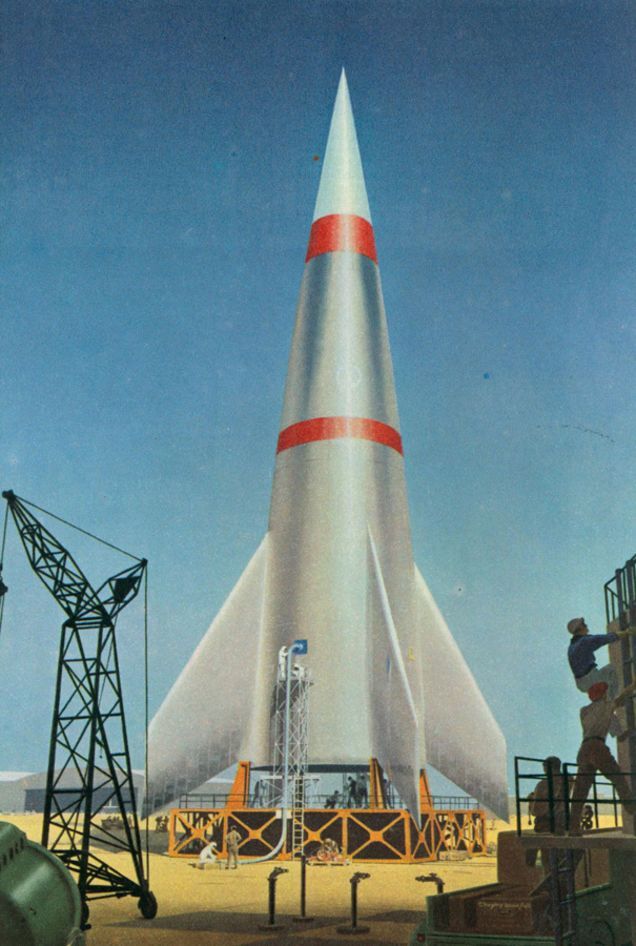 The Great 1952 Space Program That Almost Was -   21 space crafts drawing
 ideas