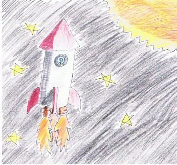 how to draw a rocket ship -   21 space crafts drawing
 ideas