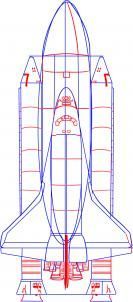 How to draw the NASA space shuttle -   21 space crafts drawing
 ideas