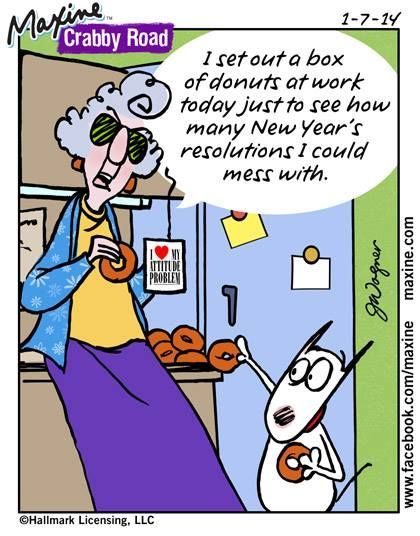 Some New Year’s Resolution Humor -   22 diet funny donut
 ideas