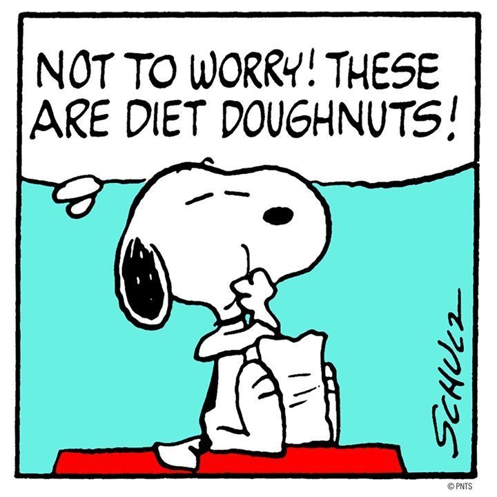 Oh Peanuts and Snoppy will always be my favorite! -   22 diet funny donut
 ideas