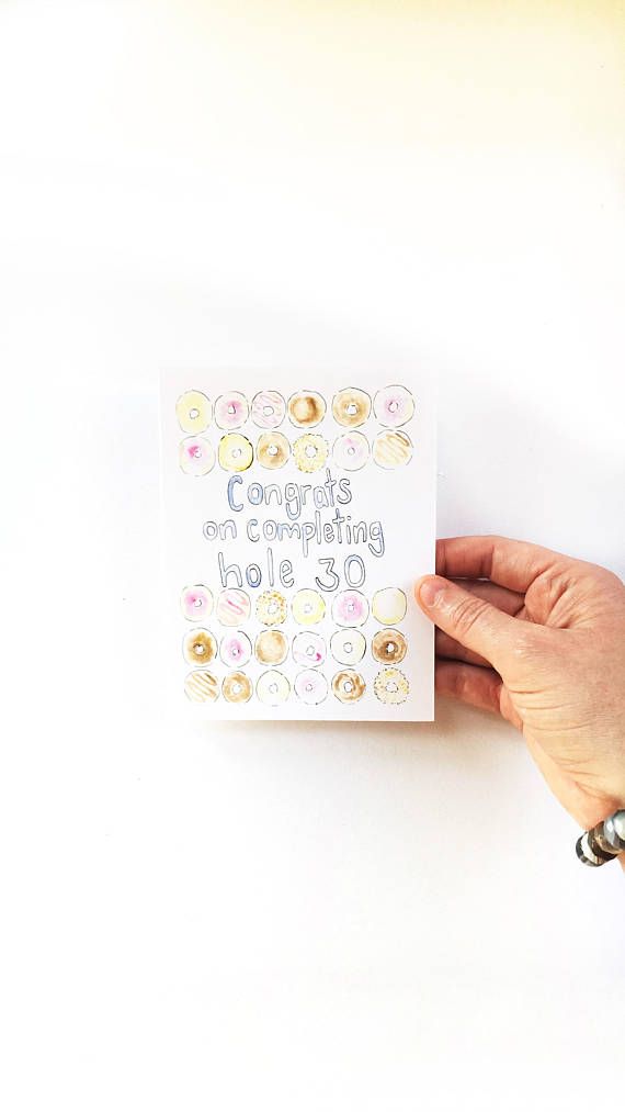 Whole 30 Card, Crossfit Notecards, Donut Card, Funny Diet Card, Whole30 Gift, Work Out Pun, Cross Fit Card, Doughnut Note, Watercolor Card -   22 diet funny donut
 ideas