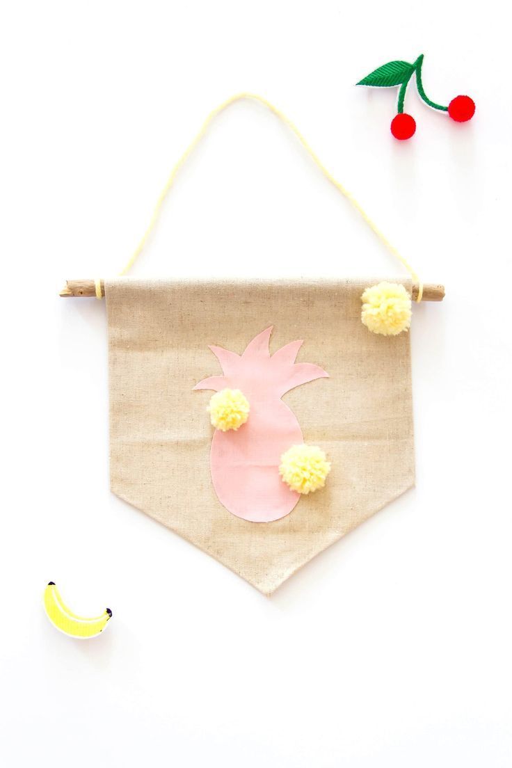 DIY : Cr?er un fanion ananas - une jolie d?coration pour l'?t? -   22 diy déco tumblr
 ideas