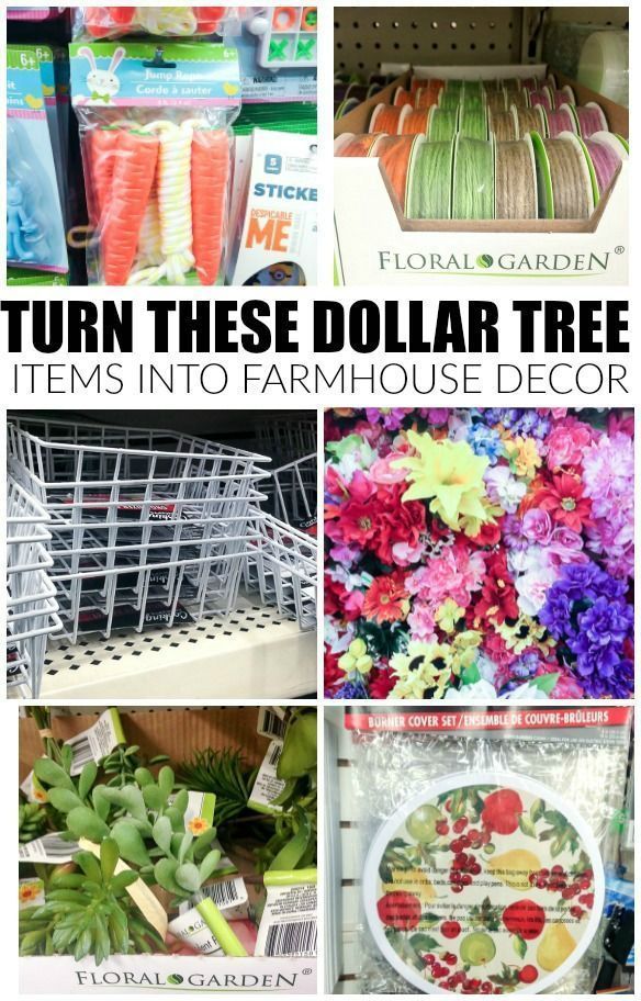 How to Easily Get the Farmhouse Look with Dollar Tree Items -   22 diy deko landhaus
 ideas