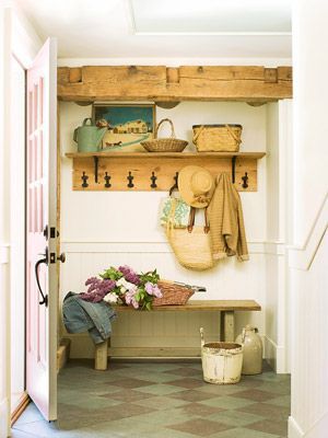 38 Welcoming Foyers -   22 entryway decor with hooks
 ideas