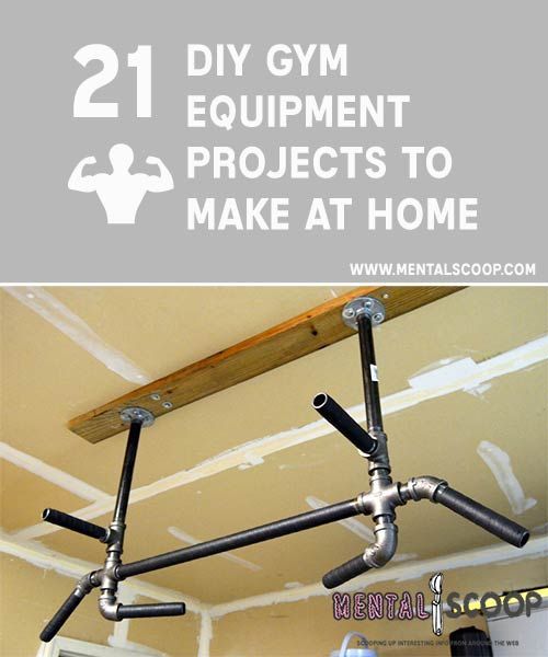 Do-It-Yourself Gym Equipment: 21 Fitness Projects You Can Build at Home These days it seems nearly e -   22 fitness gym
 ideas