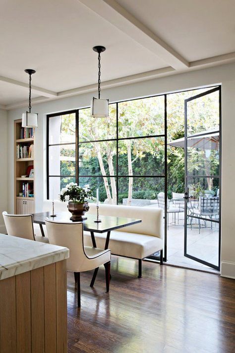 Simply Stunning: Steel Windows & Doors -   22 patio door decor
 ideas