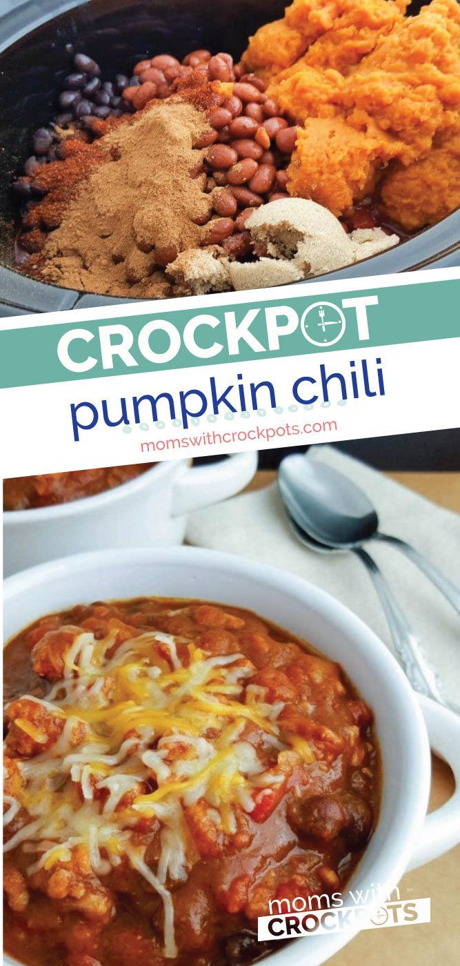 Crockpot Pumpkin Chili -   22 pumpkin recipes crockpot
 ideas