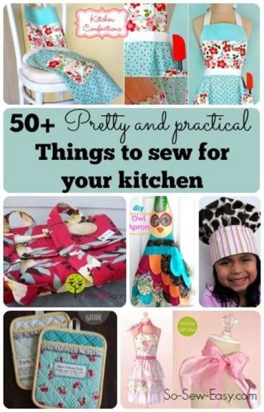 Free patterns and tutorials to sew for your kitchen -   22 sewing crafts gifts
 ideas