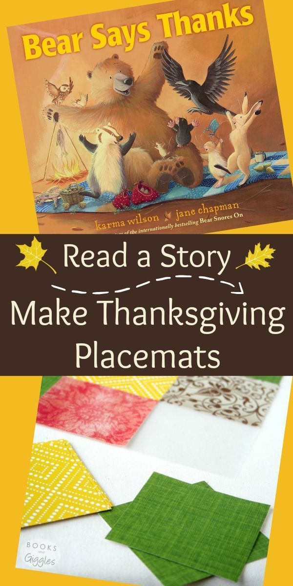 Read a Story, Make Place Mats for Thanksgiving -   22 thanksgiving crafts for elementary
 ideas