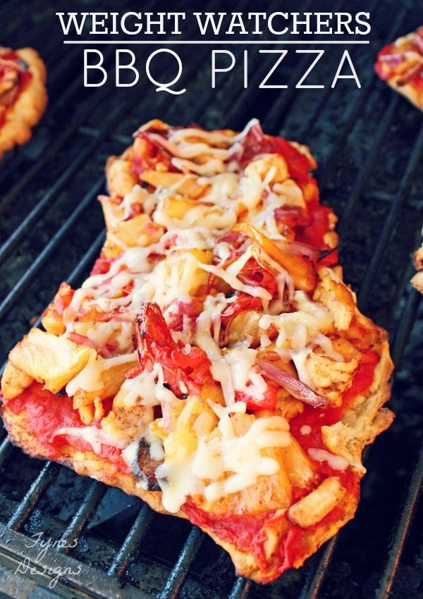 Weight Watchers Grilled BBQ Pizza -   22 weight watchers grilling recipes
 ideas