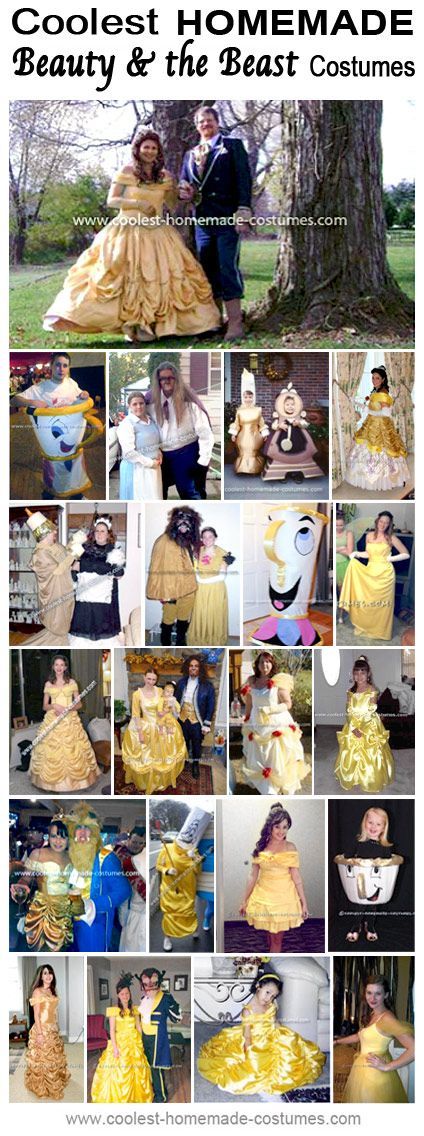 Coolest Homemade Beauty and the Beast Costume Ideas -   23 belle diy costume
 ideas