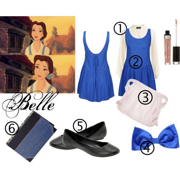 DIY Halloween Costume || Belle from Beauty and the Beast - Polyvore -   23 belle diy costume
 ideas