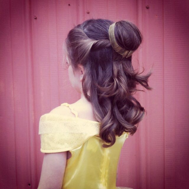 Princess Belle hair -   23 belle diy costume
 ideas