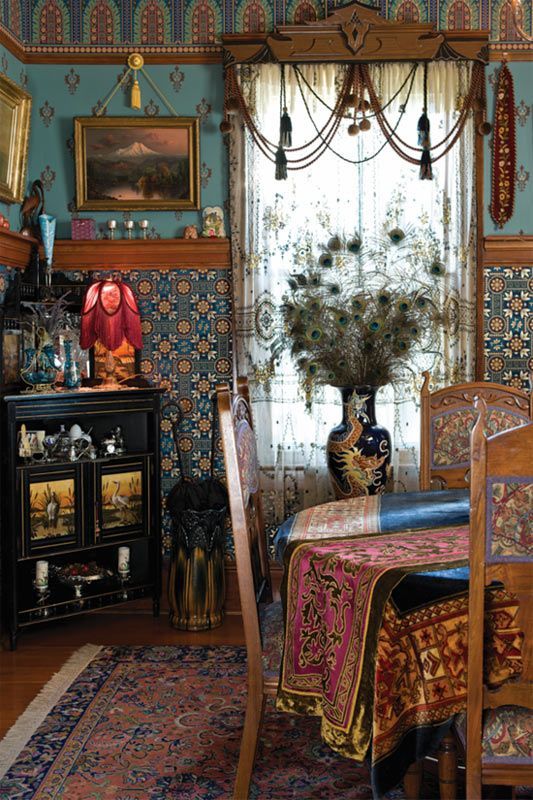 A Ravishing Victorian Home -   23 bohemian decor paint
 ideas