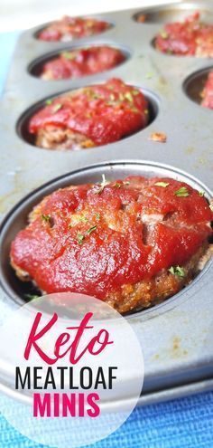 The Best Keto Meatloaf Minis with Low Carb Ketchup -   23 diet menu recipes
 ideas