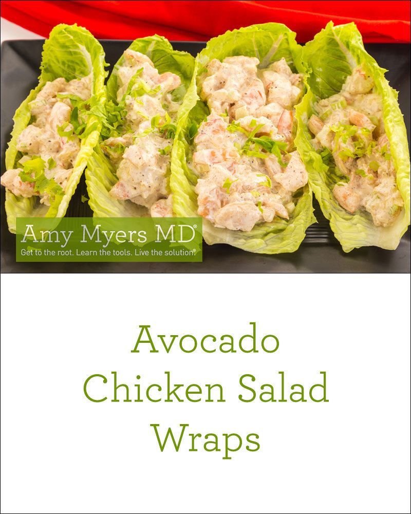 Avocado Chicken Salad Wraps -   23 diet menu recipes
 ideas