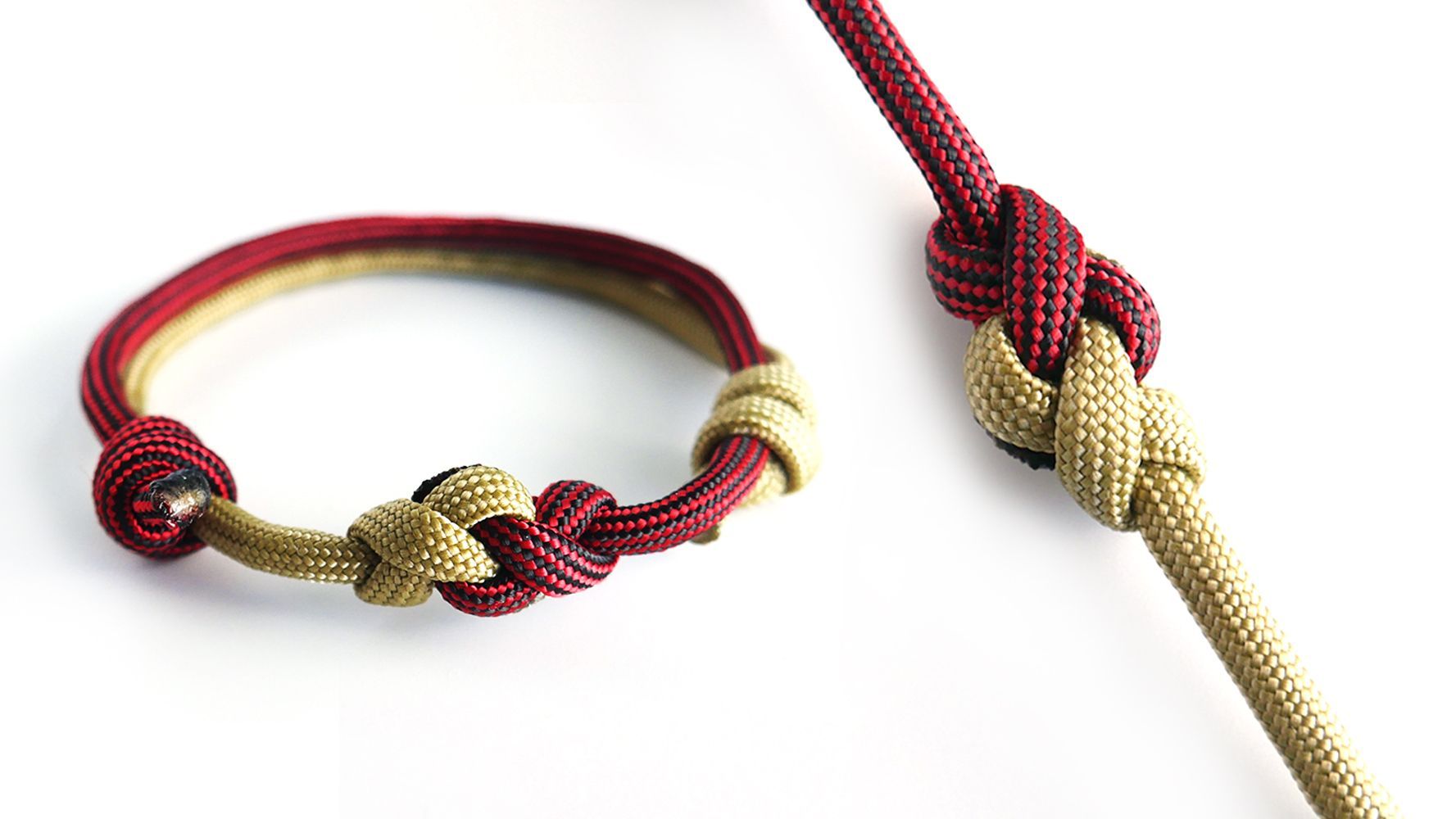 How To Make A Two Color Eternity Knot Paracord Bracelet | Adjustable Friendship Bracelet -   23 diy bracelets paracord
 ideas