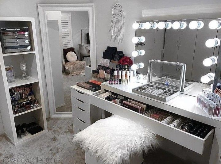 Makeup Vanity Idea -   23 diy makeup area
 ideas