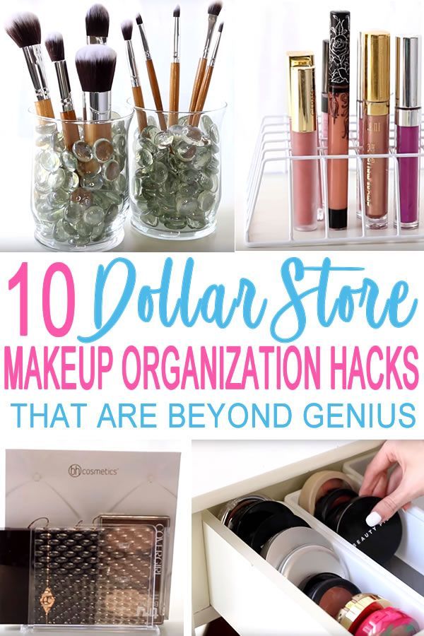 Dollar Store Makeup Organization Hacks! Find the best storage solutions for all your beauty products. Easy ideas that will be great in a bathroom or bedroom. Declutter with any of these Dollar Store hacks. DIY projects that are simple to do and you will have your makeup stored and organized. -   23 diy makeup area
 ideas