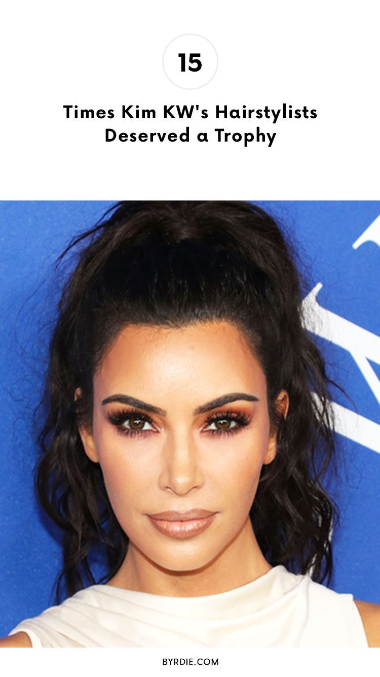 15 Times We Bowed Down and Worshipped Kim KW's Hair -   23 kardashian style hairstyles ideas