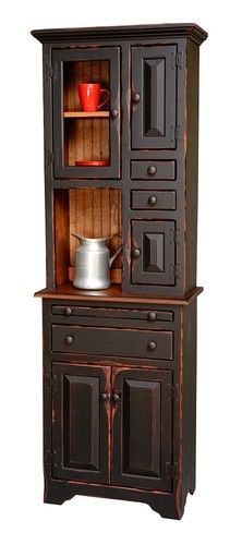 Primitive Furniture Hoosier Hutch Decor Country Kitchen Cottage Pine Wood New -   23 new country decor
 ideas