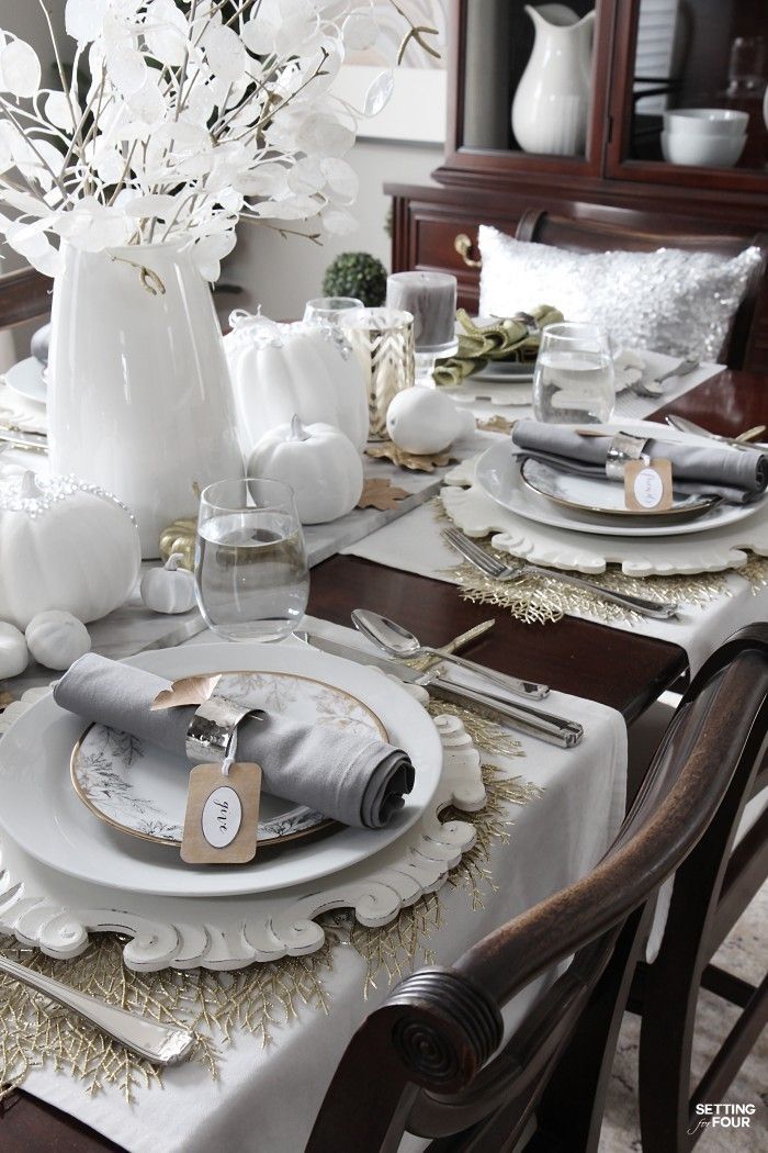 Budget Friendly Elegant Table For Thanksgiving - Decor Tips -   23 square table decor
 ideas