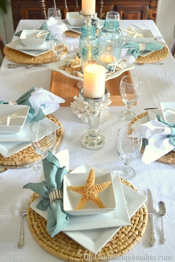 A Blue Blue Christmas Style Series -   23 square table decor
 ideas