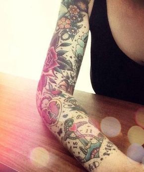 35 Best Tattoo Sleeve Ideas For Women That Will Boggle Your Mind -   23 traditional tattoo for women ideas