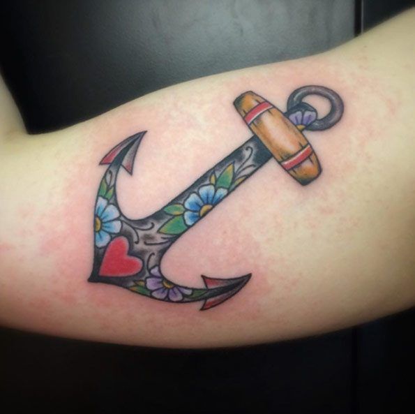 170+ Most Popular Anchor Tattoos And Their Meanings -   23 traditional tattoo for women ideas
