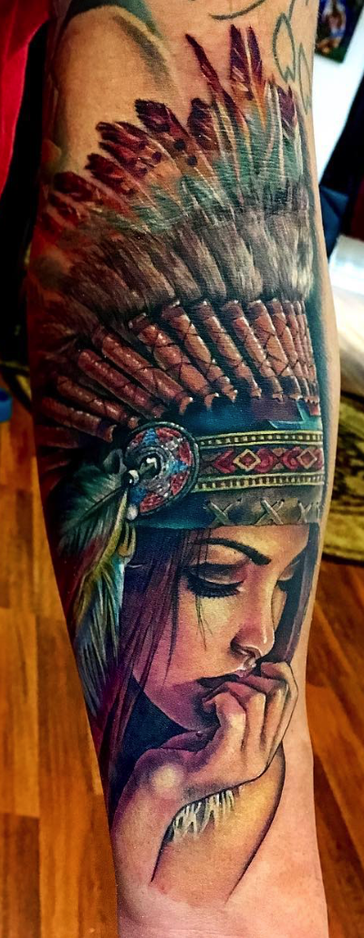 Native american woman tattoo -   23 traditional tattoo for women ideas