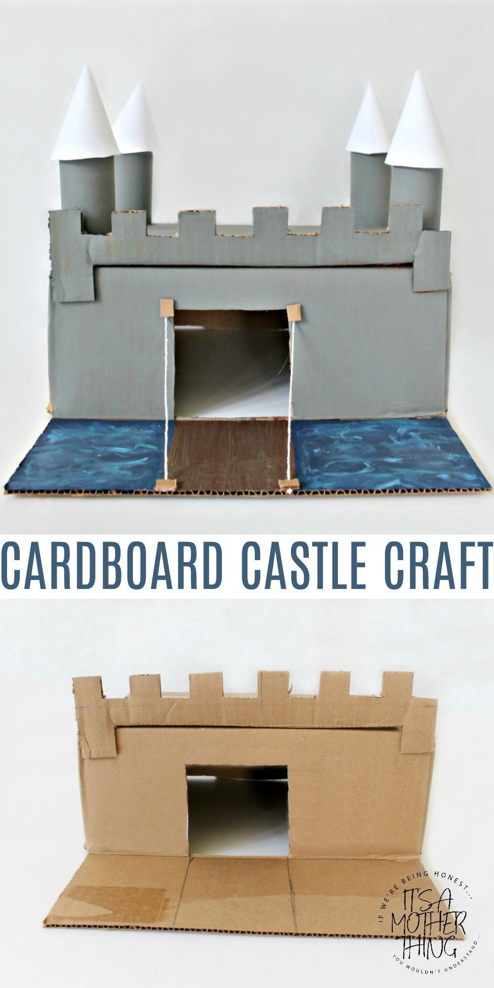 Create Your Own Cardboard Castle -   24 cardboard crafts for boys
 ideas