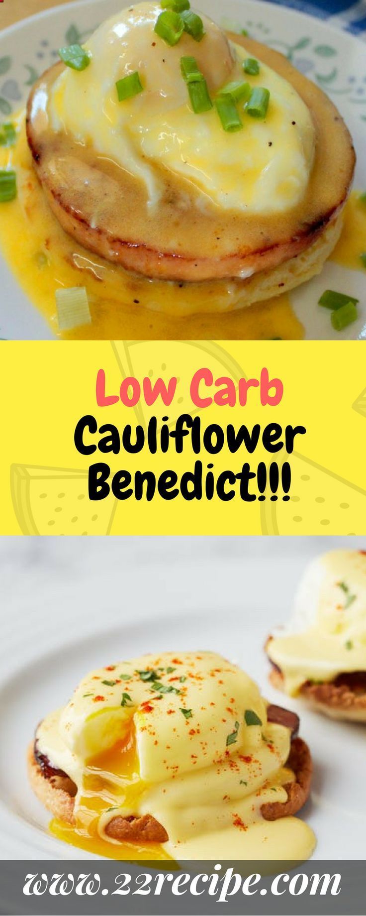 Low Carb Cauliflower Benedict!!! - 33 Recipe -   24 cauliflower recipes breakfast
 ideas