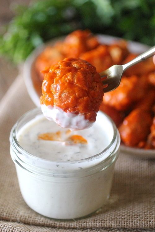 Crispy Buffalo Cauliflower Poppers -   24 cauliflower recipes breakfast
 ideas