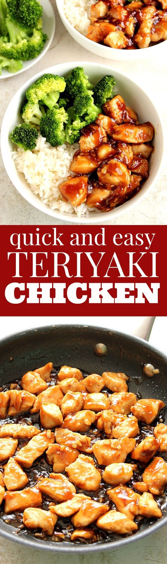 Quick Teriyaki Chicken Rice Bowls Recipe -   24 chinese recipes easy
 ideas