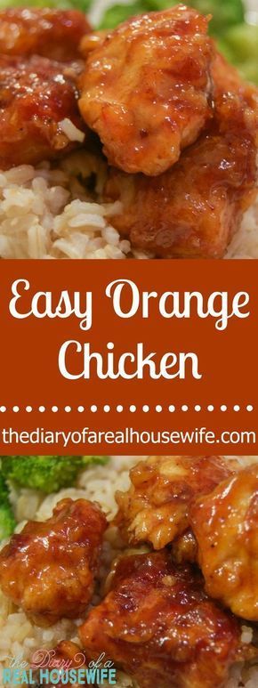 Easy Orange Chicken. Just as good as take out and this was so EASY to make! -   24 chinese recipes easy
 ideas