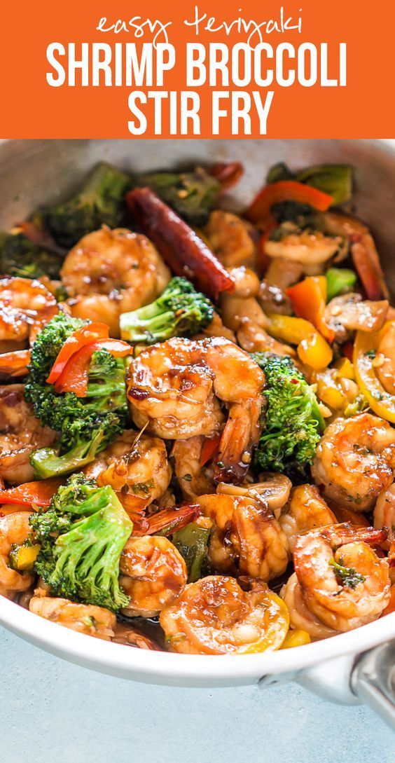 Teriyaki Shrimp Broccoli Stir Fry (Ready in 30 mins) -   24 chinese recipes easy
 ideas