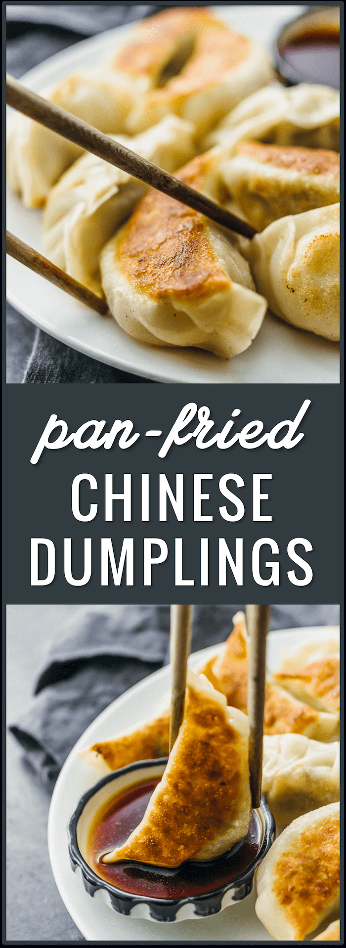 Pan-fried Chinese dumplings recipe, potstickers, pork dumplings, easy dumplings, how to cook dumplings from scratch, beef dumplings, fried, frozen, boil, filling ideas, authentic, homemade, chicken, for soup, asian via @savory_tooth -   24 chinese recipes easy
 ideas