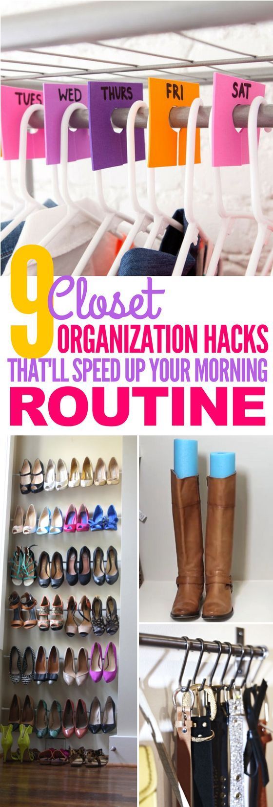 Closet Organization Ideas: 9 Ways to Store Your Clothing -   24 diy closet hacks
 ideas