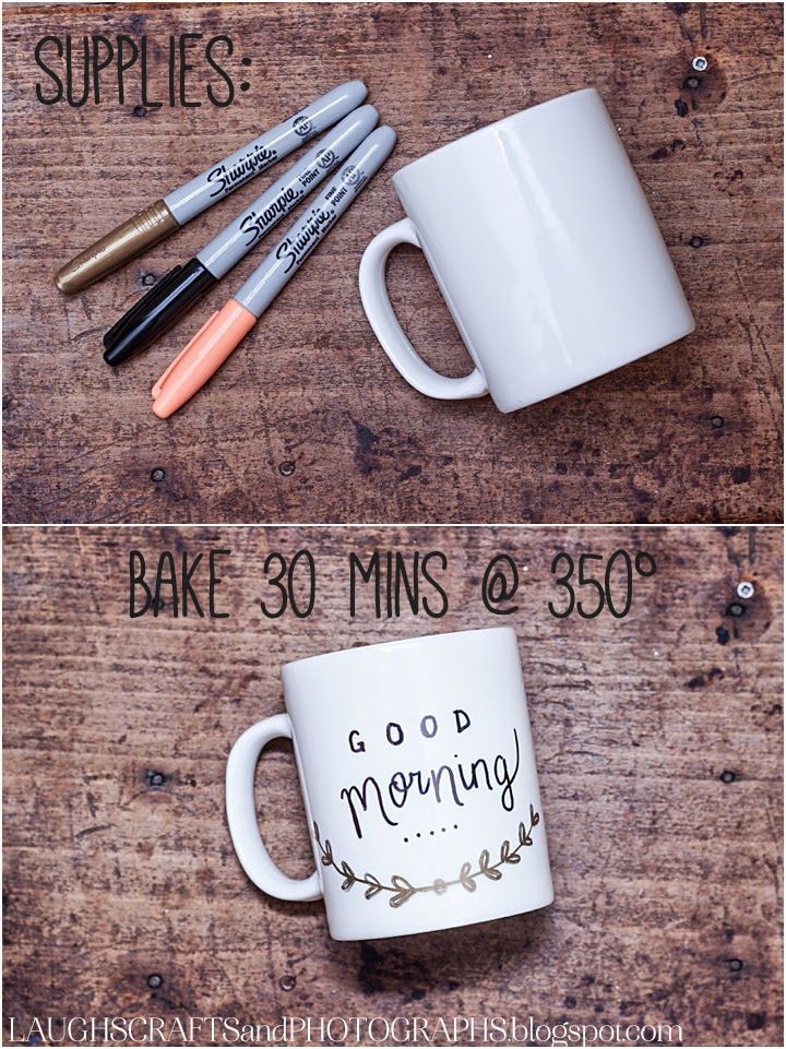 Personalized Coffee Mugs via Laughs, Crafts & Photographs -   24 diy gifts for guys
 ideas