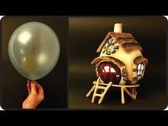 вќЈDIY Fairy House Lamp Using a BalloonвќЈ - YouTube -   24 diy lamp balloon
 ideas