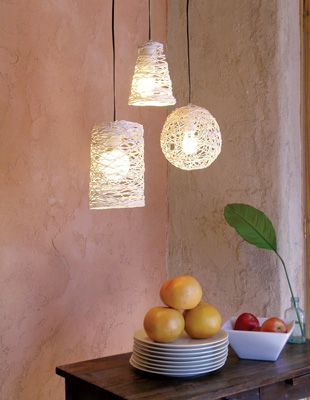 Try This: Pendant Light Fixtures -   24 diy lamp balloon
 ideas